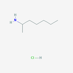 molecular formula C7H18ClN B13913234 Heptan-2-amine hydrochloride CAS No. 6159-35-9