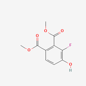 molecular formula C10H9FO5 B13913253 Dimethyl 3-fluoro-4-hydroxyphthalate 