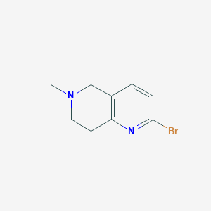 2-bromo-6-methyl-7,8-dihydro-5H-1,6-naphthyridine