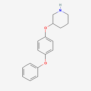 B1391327 3-(4-Phenoxyphenoxy)piperidine CAS No. 946681-18-1