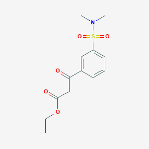 3-(3-Dimethylsulfamoyl-phenyl)-3-oxo-propionic acid ethyl ester