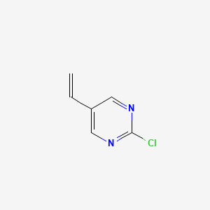 molecular formula C6H5ClN2 B1391328 2-氯-5-乙烯基嘧啶 CAS No. 131467-06-6