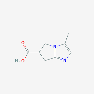 B1391332 3-Methyl-6,7-dihydro-5H-pyrrolo[1,2-a]imidazole-6-carboxylic acid CAS No. 408312-27-6