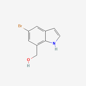 molecular formula C9H8BrNO B13913335 (5-Bromo-1H-indol-7-YL)methanol 