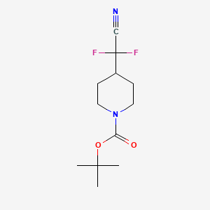 Tert-butyl 4-[cyano(difluoro)methyl]piperidine-1-carboxylate