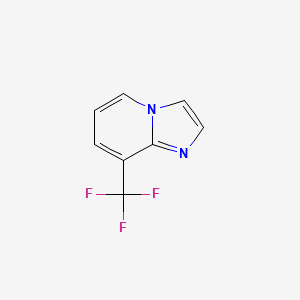 molecular formula C8H5F3N2 B1391343 8-(三氟甲基)咪唑并[1,2-a]吡啶 CAS No. 944580-98-7