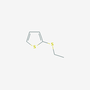 molecular formula C6H8S2 B13913431 Thiophene, 2-ethylthio CAS No. 6911-35-9