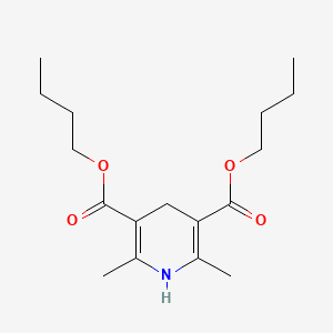 3,5-Pyridinedicarboxylic acid, 1,4-dihydro-2,6-dimethyl-, dibutyl ester