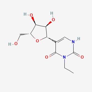 molecular formula C11H16N2O6 B13913463 N3-Ethyl pseudouridine 