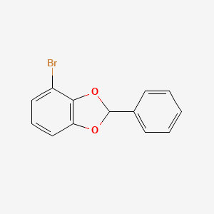 molecular formula C13H9BrO2 B13913491 4-bromo-2-phenyl-1,3-Benzodioxole 