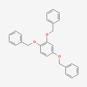 molecular formula C27H24O3 B13913503 1,2,4-Tribenzyloxybenzene CAS No. 7298-33-1