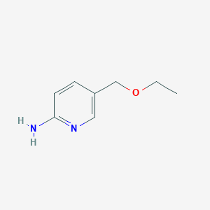 molecular formula C8H12N2O B1391352 5-(乙氧甲基)吡啶-2-胺 CAS No. 782431-91-8