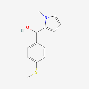 1-Methyl-2-pyrrolyl-(4-methylthiophenyl)methanol