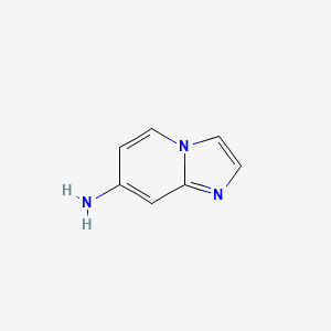 molecular formula C7H7N3 B1391355 咪唑并[1,2-A]吡啶-7-胺 CAS No. 421595-81-5