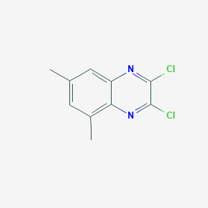 molecular formula C10H8Cl2N2 B13913555 2,3-Dichloro-5,7-dimethylquinoxaline 