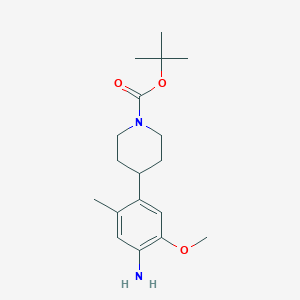 Tert-butyl 4-(4-amino-5-methoxy-2-methylphenyl)piperidine-1-carboxylate