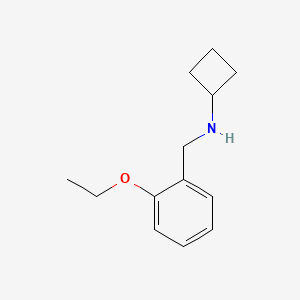 B1391358 N-[(2-ethoxyphenyl)methyl]cyclobutanamine CAS No. 251086-12-1