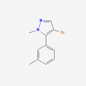 4-Bromo-1-methyl-5-(m-tolyl)-1H-pyrazole