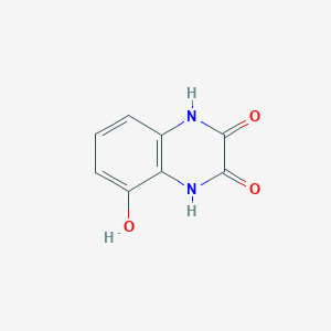 molecular formula C8H6N2O3 B1391360 5-羟基喹喔啉-2,3(1H,4H)-二酮 CAS No. 862270-94-8