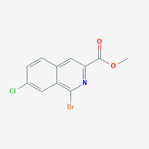 Methyl 1-bromo-7-chloroisoquinoline-3-carboxylate