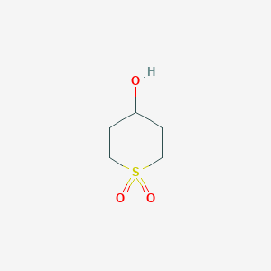 molecular formula C5H10O3S B1391369 4-Hydroxytetrahydro-2H-thiopyran 1,1-dioxide CAS No. 194152-05-1
