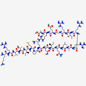 molecular formula C107H195N39O28S B13913729 Histone H3 (116-136), C116-136 