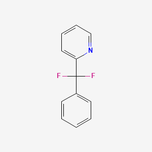 2-[Difluoro(phenyl)methyl]pyridine