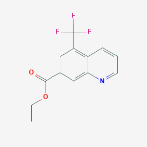 Ethyl 5-(trifluoromethyl)quinoline-7-carboxylate