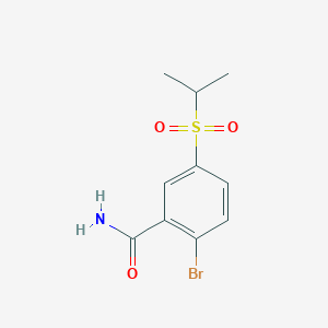 2-Bromo-5-(isopropylsulfonyl)benzamide