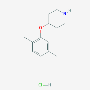 molecular formula C13H20ClNO B1391386 4-(2,5-二甲基苯氧基)哌啶盐酸盐 CAS No. 1185002-20-3