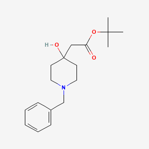 Tert-butyl 2-(1-benzyl-4-hydroxypiperidin-4-yl)acetate