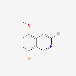 8-Bromo-3-chloro-5-methoxyisoquinoline