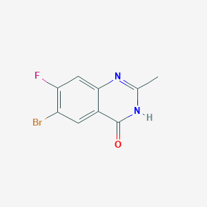 6-Bromo-7-fluoro-2-methylquinazolin-4-ol