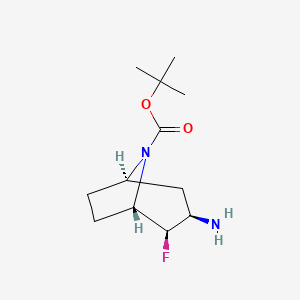 tert-Butyl (1S,2R,3R,5R)-3-amino-2-fluoro-8-azabicyclo[3.2.1]octane-8-carboxylate