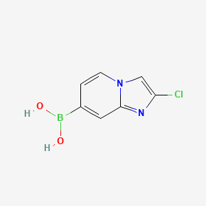 (2-Chloroimidazo[1,2-a]pyridin-7-yl)boronic acid