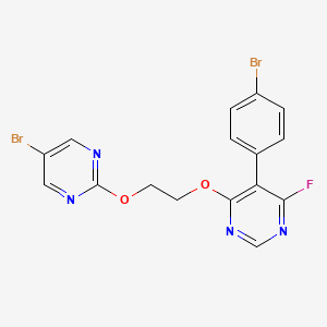 5-(4-Bromophenyl)-4-[2-[(5-bromo-2-pyrimidinyl)oxy]ethoxy]-6-fluoropyrimidine