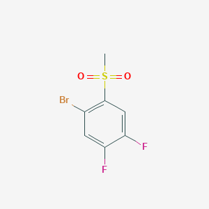 1-Bromo-4,5-difluoro-2-methylsulfonylbenzene