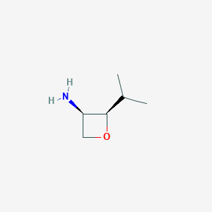 molecular formula C6H13NO B13914083 cis-2-Isopropyloxetan-3-amine 