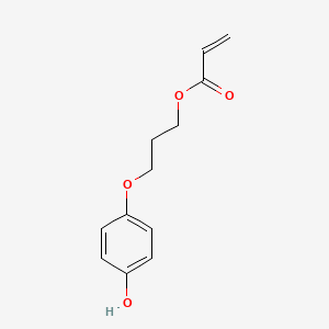 molecular formula C12H14O4 B13914107 3-(4-Hydroxyphenoxy)propyl acrylate 