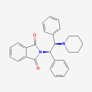 2-[(1R,2R)-1,2-Diphenyl-2-(piperidin-1-YL)ethyl]-2,3-dihydro-1H-isoindole-1,3-dione