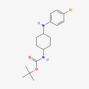 Tert-butyl ((1r,4r)-4-((4-bromophenyl)amino)cyclohexyl)carbamate