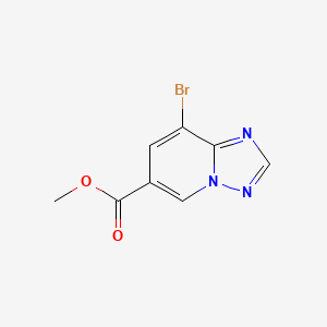 molecular formula C8H6BrN3O2 B13914140 Methyl 8-bromo-[1,2,4]triazolo[1,5-A]pyridine-6-carboxylate 