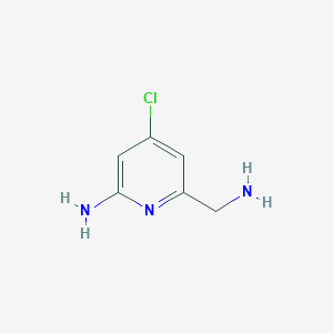 6-(Aminomethyl)-4-chloropyridin-2-amine