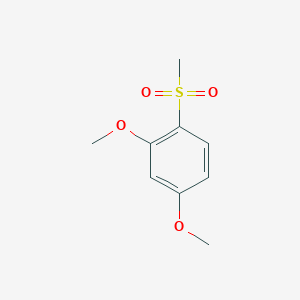 molecular formula C9H12O4S B13914174 1-(Methanesulfonyl)-2,4-dimethoxybenzene CAS No. 38452-44-7