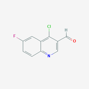 4-Chloro-6-fluoroquinoline-3-carboxaldehyde