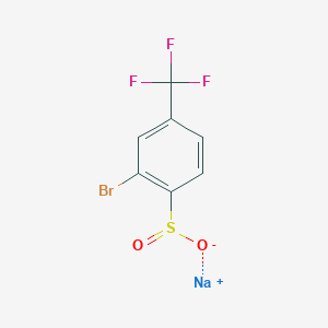 2-Bromo-4-(trifluoromethyl)benzenesulfinic acid sodium salt