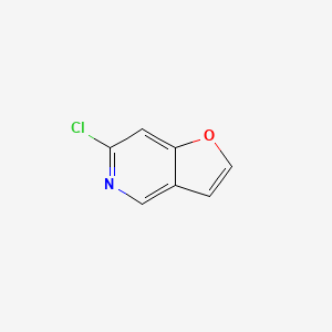 molecular formula C7H4ClNO B13914278 6-Chlorofuro[3,2-c]pyridine CAS No. 193624-90-7