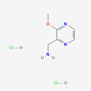 (3-Methoxypyrazin-2-yl)methanamine;dihydrochloride