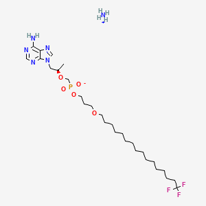 Tenofovir-C3-O-C15-CF3 (ammonium)