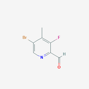 5-Bromo-3-fluoro-4-methylpicolinaldehyde